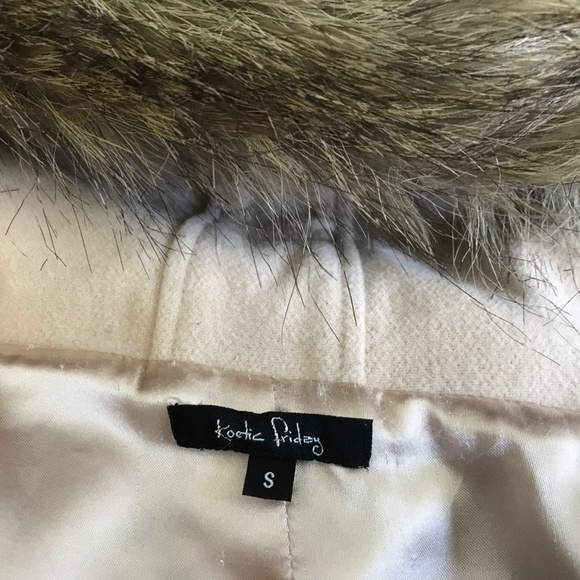 Koetic Friday Hooded Poncho Cape Coat - Picture 3 of 5